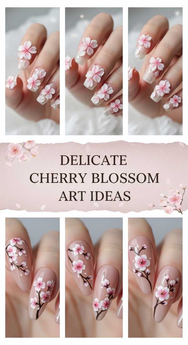 Delicate Cherry Blossom Art Ideas 69ef3c7887ae8