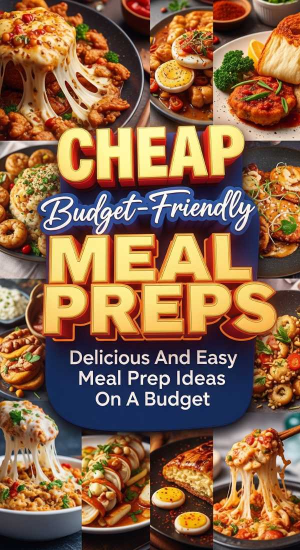 Delicious And Easy Meal Prep Ideas On A Budget 69f062db16005