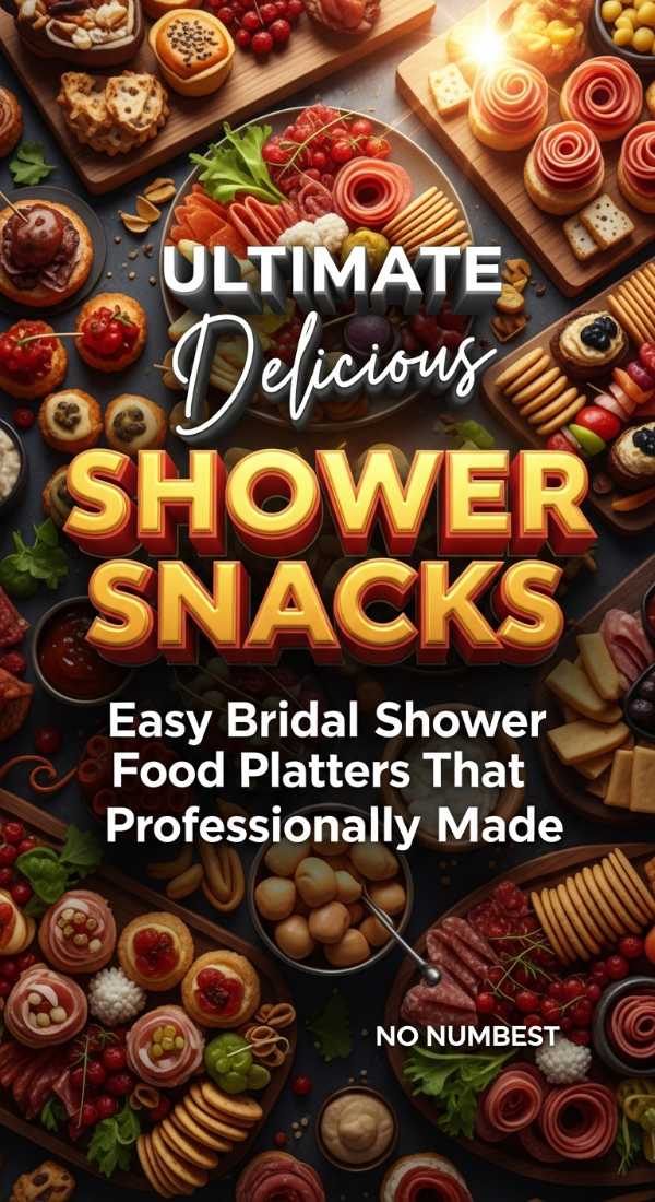 Delicious Bridal Shower Food Platters