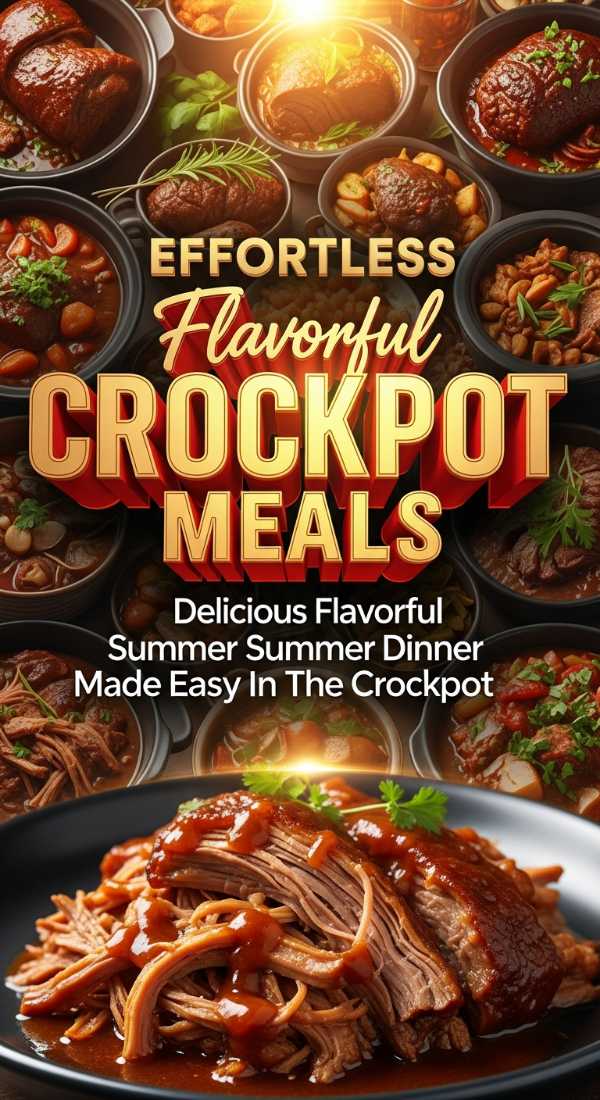 Delicious Flavorful Summer Dinner Made Easy In The Crockpot 69e9bca0d65c7