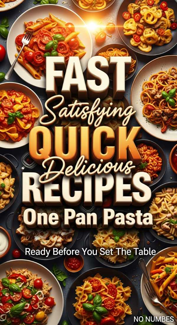 Delicious One Pan Pasta Ready Before You Set The Table 69f0643a7d3c2