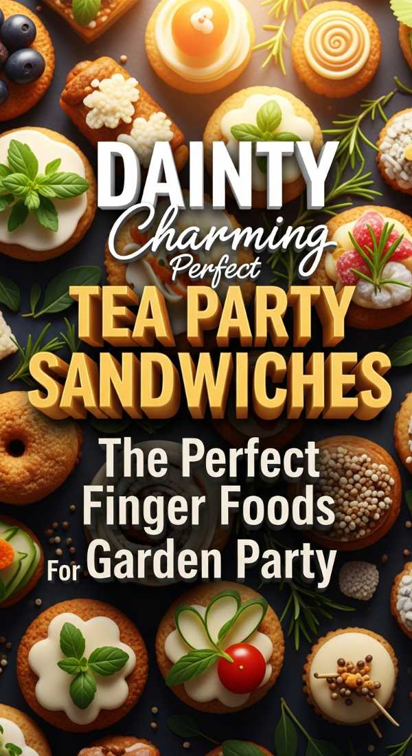Delicious Tea Party Sandwich Ideas 69edba2dacc62
