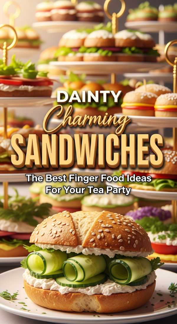 Delicious Tea Party Sandwiches Recipes For Spring Events 69eefe007eb6c