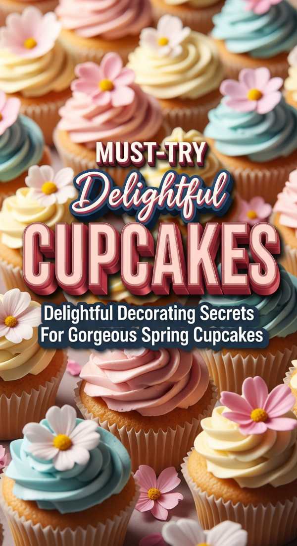 Delightful Decorating Secrets For Gorgeous Spring Cupcakes 69e5cd8972073