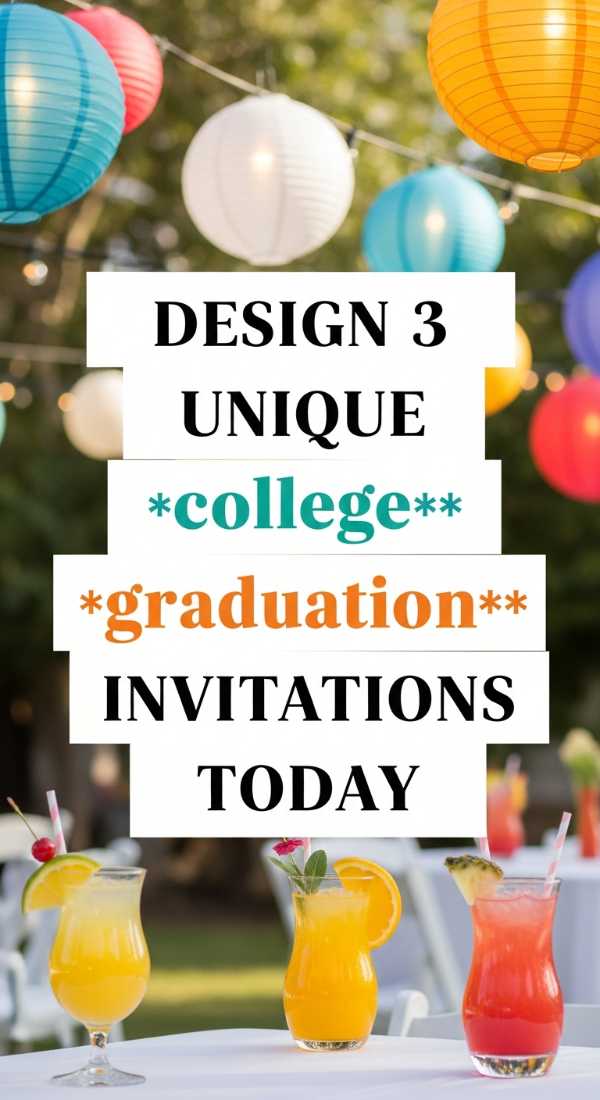 Design 3 Unique College Graduation Invitations Today 69e9fe67976d9