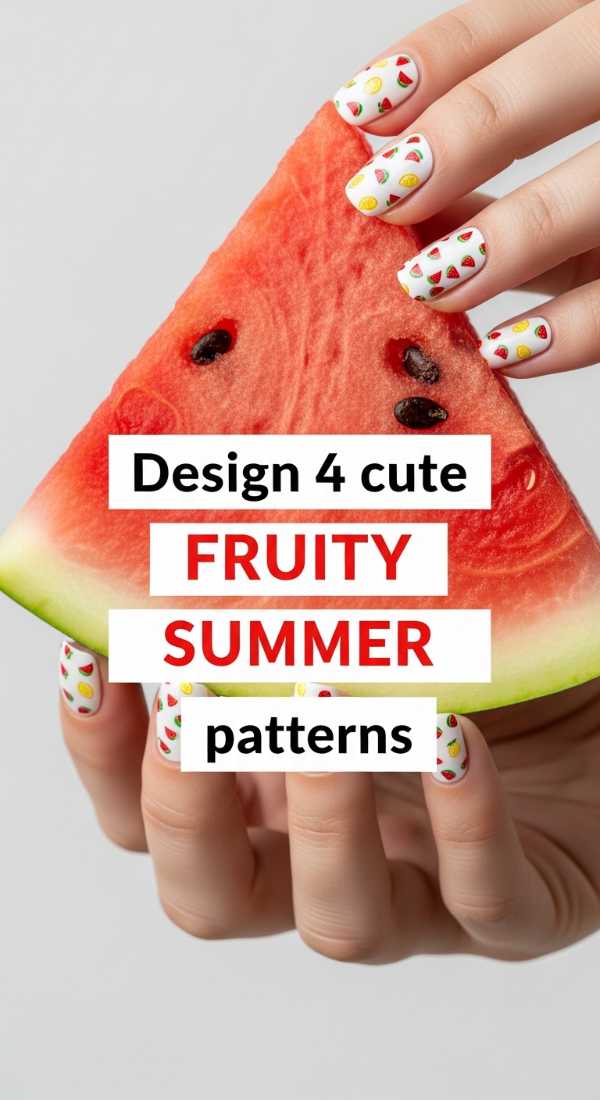 Design 4 Cute Fruity Summer Patterns 69e52869e8e8b