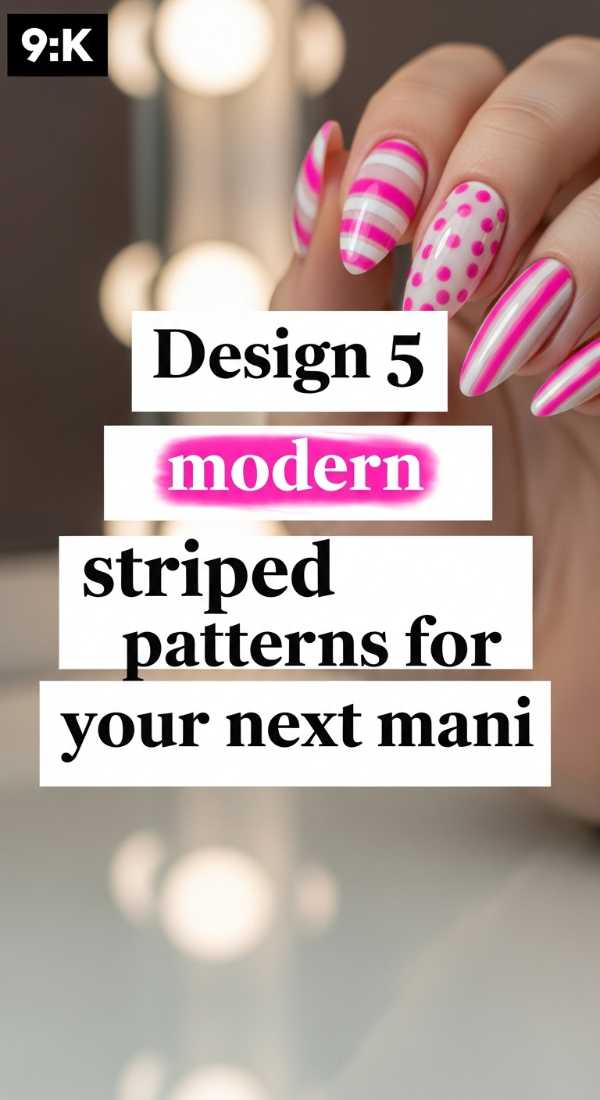 Design 5 Modern Striped Patterns For Your Next Mani 69e7803b4e2e2