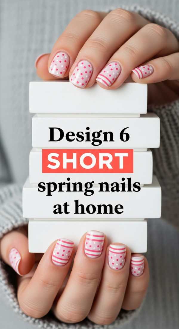 Design 6 Short Spring Nails At Home 69e3c05dc93a2