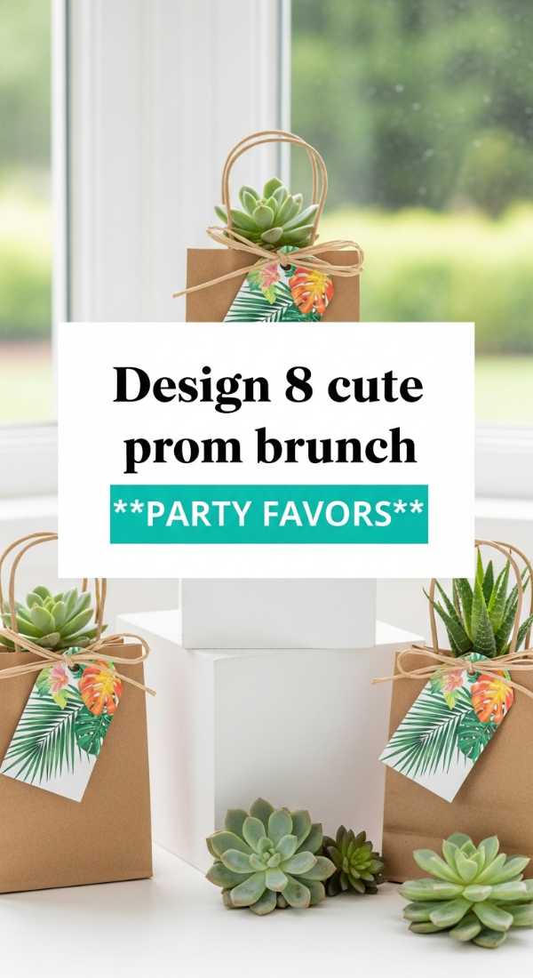Design 8 Cute Prom Brunch Party Favors 69e9fe763d195