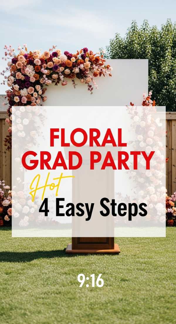 Design A Floral Grad Party Stage In 4 Easy Steps 69f2f0fbc38f4