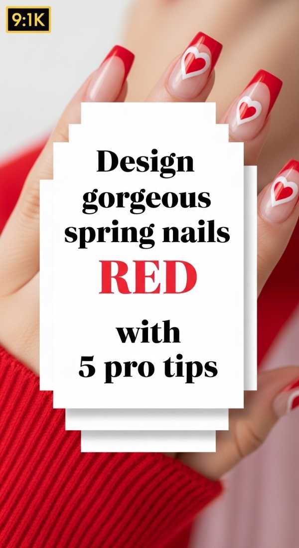 Design Gorgeous Spring Nails Red With 5 Pro Tips 69ea69a1d82dc