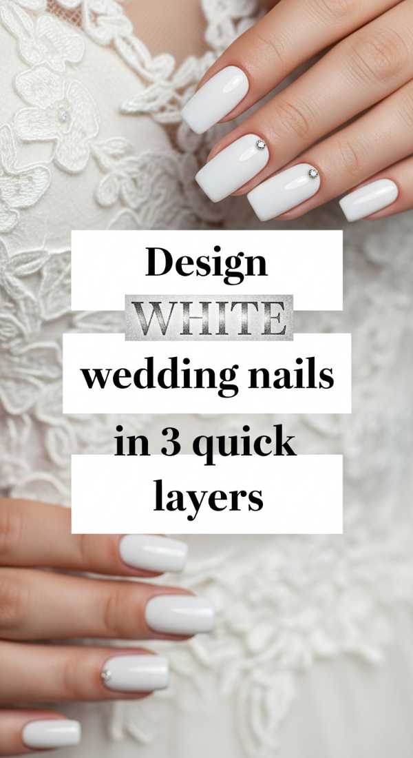 Design White Wedding Nails In 3 Quick Layers 69ecefbfbe94a