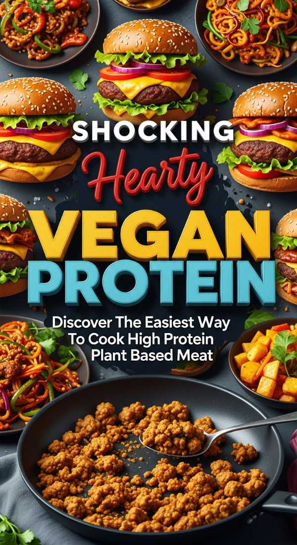 Discover The Easiest Way To Cook High Protein Plant Based Meat 69e362b0cca7b