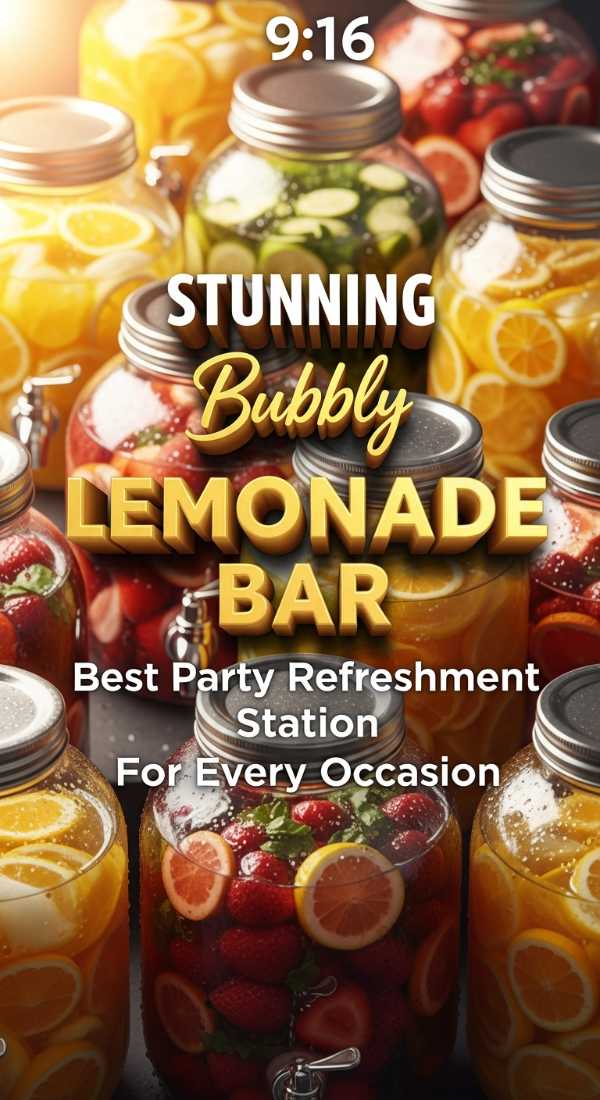 DIY Refreshing Lemonade Bar Ideas