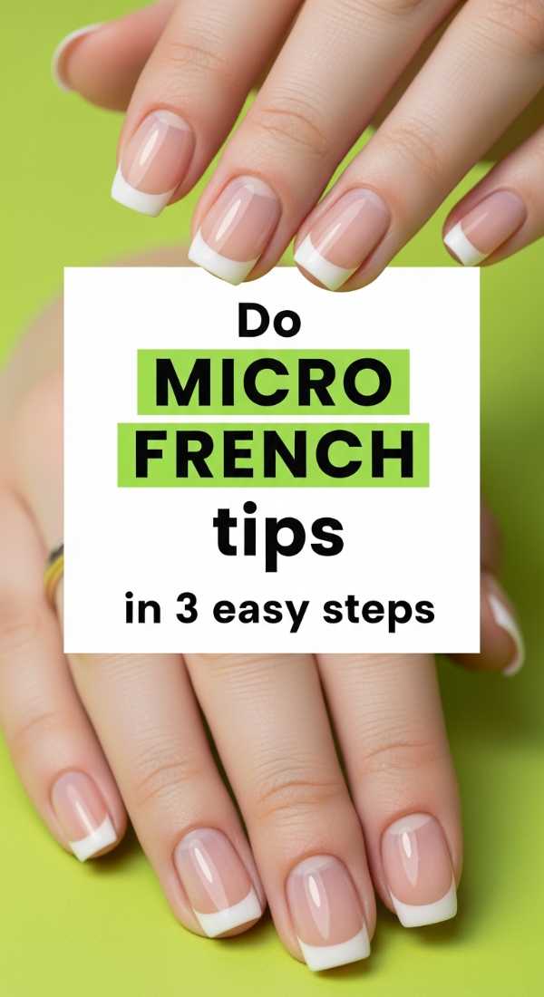 Do Micro French Tips In 3 Easy Steps 69ed0aad67b4c
