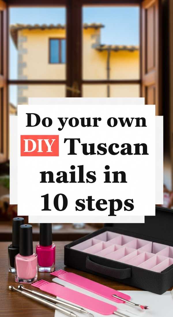 Do Your Own Tuscan Nails In 10 Steps 69e6604b791a3