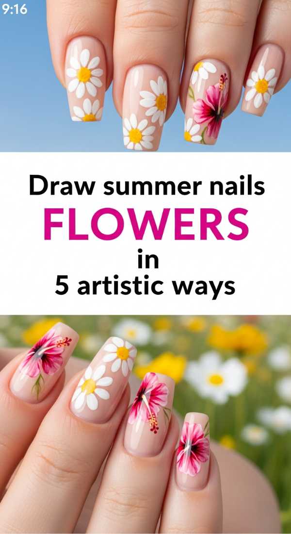 Draw Summer Nails Flowers In 5 Artistic Ways 69e6624c00a4a