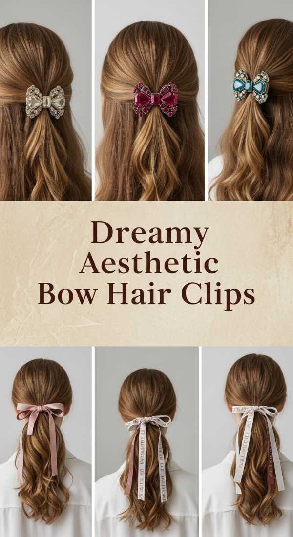 Dreamy Aesthetic Bow Hair Clips 69e4f66e74675