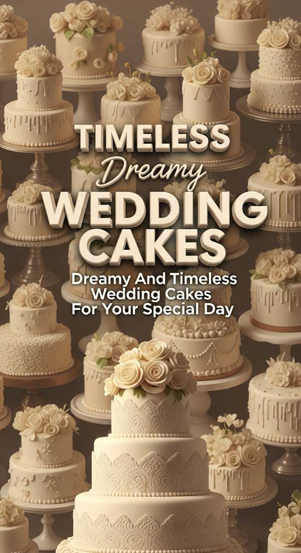 Dreamy And Timeless Wedding Cakes For Your Special Day 69ef8e321eff7