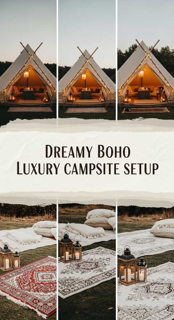 Dreamy Boho Luxury Campsite Setup 69df43cd642d7
