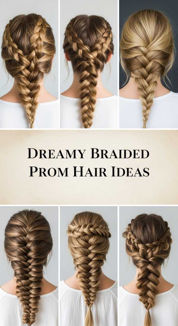 Dreamy Braided Prom Hair Ideas 69f33d81b1062