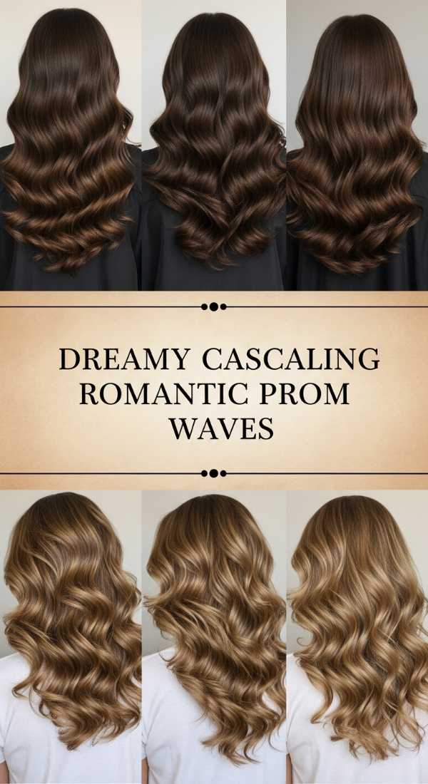 Dreamy Cascading Romantic Prom Waves 69f0e3039895d