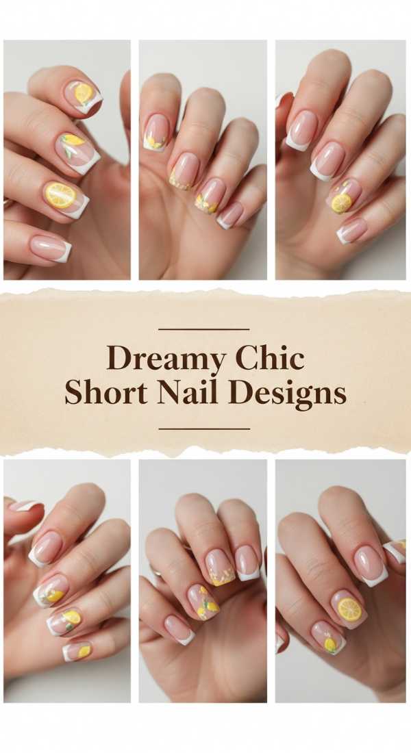 Dreamy Chic Short Nail Designs 69e350f0c1c44