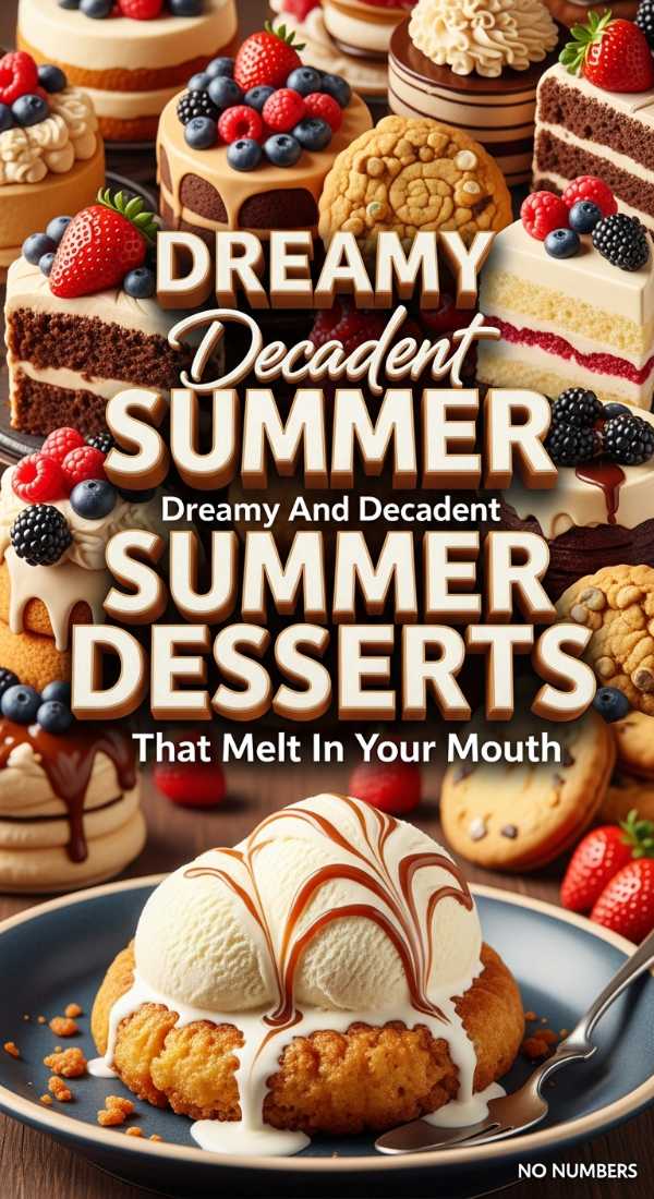 Dreamy Decadent Summer Dessert Recipes 69f20c4584104