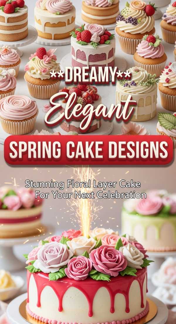 Dreamy Elegant Spring Cake Designs 69ef02737f3d2