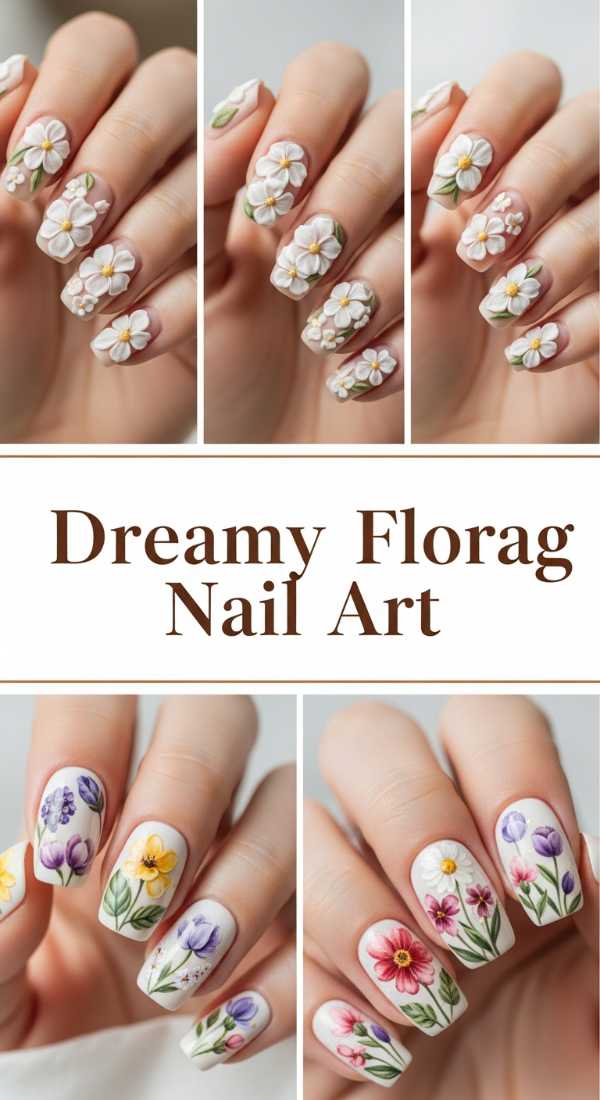 Dreamy Floral Spring Nail Art 69ecf74de2ad2