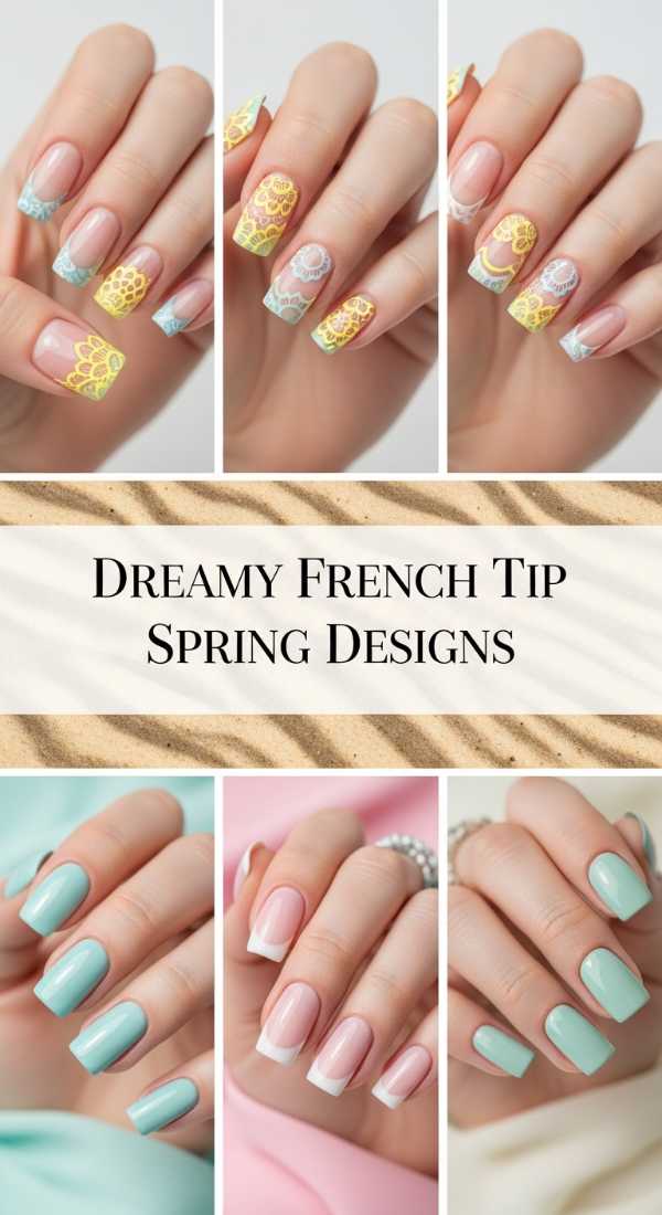 Spring Mani Magic: The Dreamiest Nail Aesthetics to Try This Season Dreamy French Tip Spring Designs 69df3acc4b537