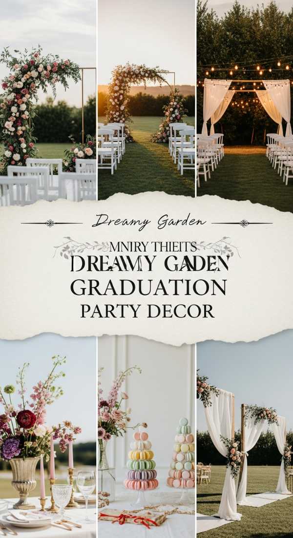 Dreamy Garden Graduation Party Decor 69df234df36f5