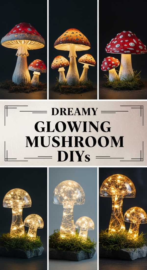 Dreamy Glowing Mushroom Diys 69ed032df29dd