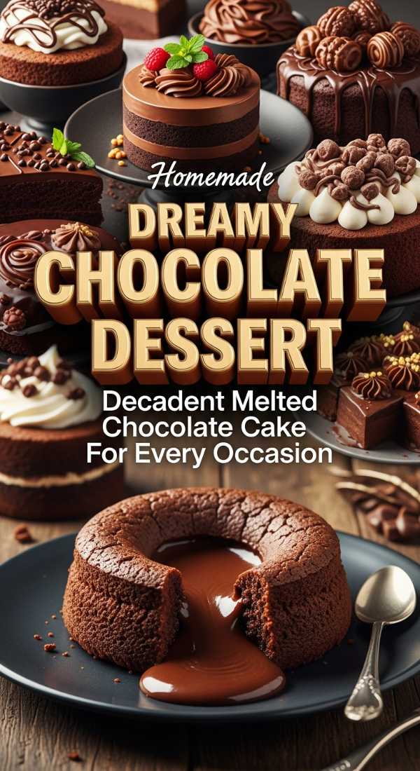 Dreamy Homemade Chocolate Dessert 69dde6f6bc5cb