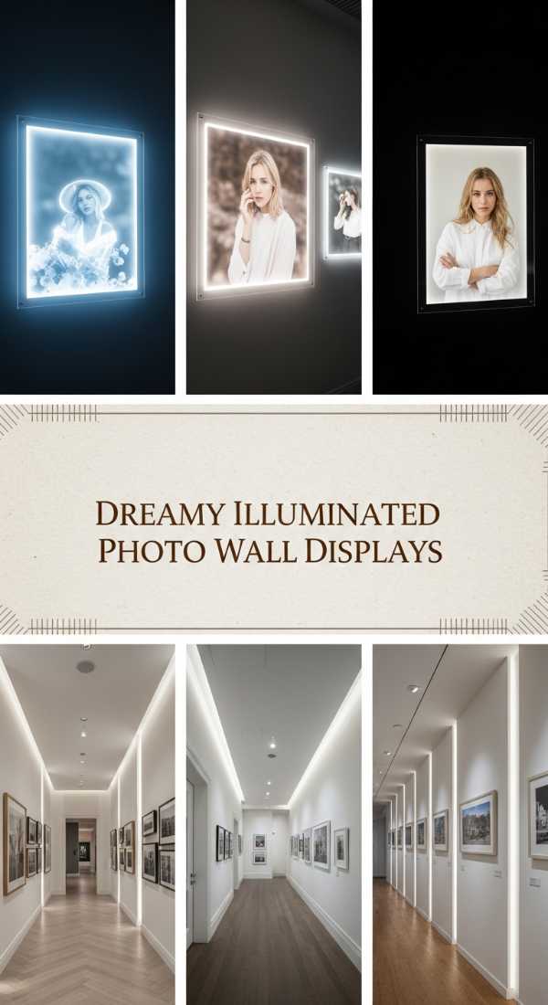 Dreamy Illuminated Photo Wall Displays 69ed0333ca7aa