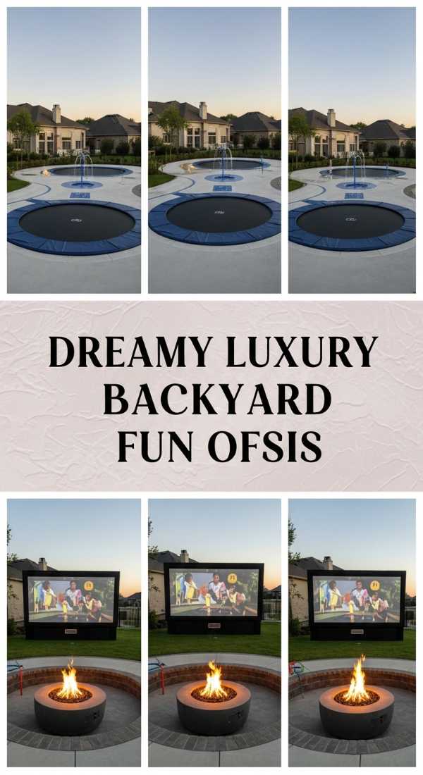 Dreamy Luxury Backyard Fun Oasis 69f0e5c8be6d4