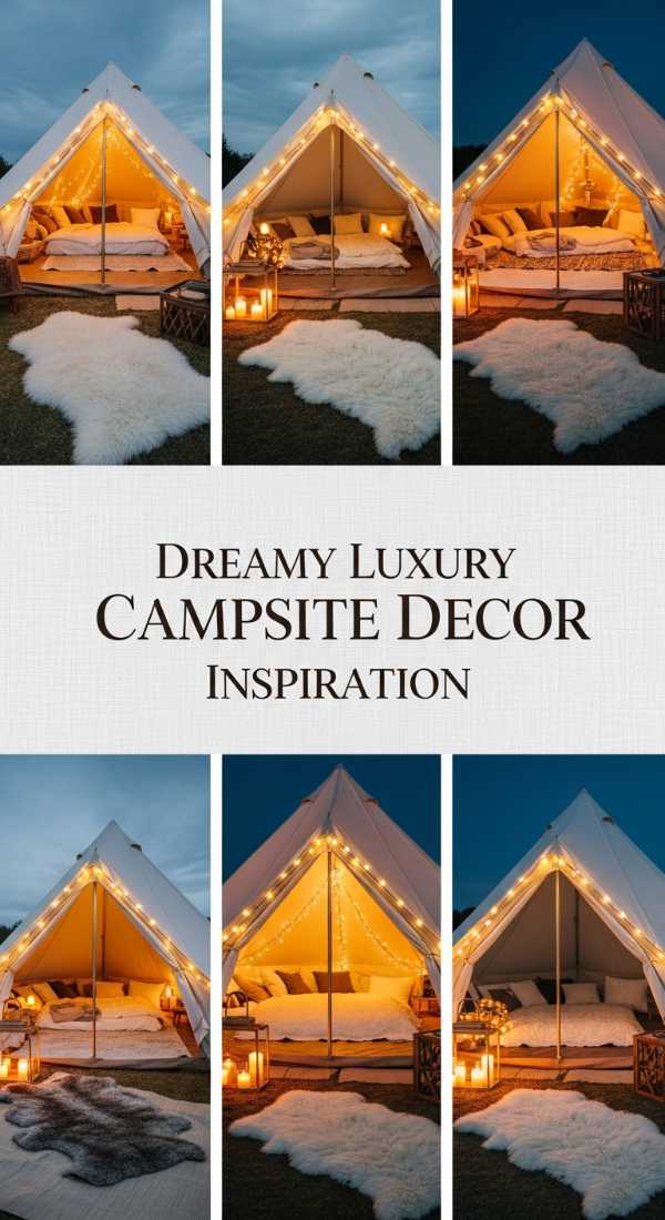 Dreamy Luxury Campsite Decor Inspiration 69df43e48693c