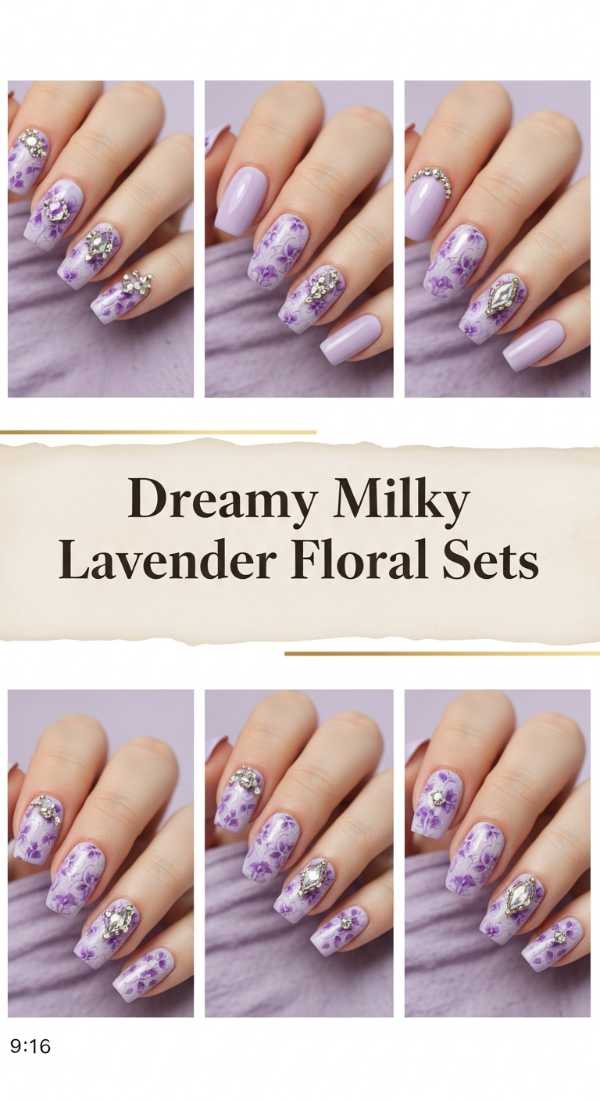Dreamy Milky Lavender Floral Sets 69f32d73cca9c