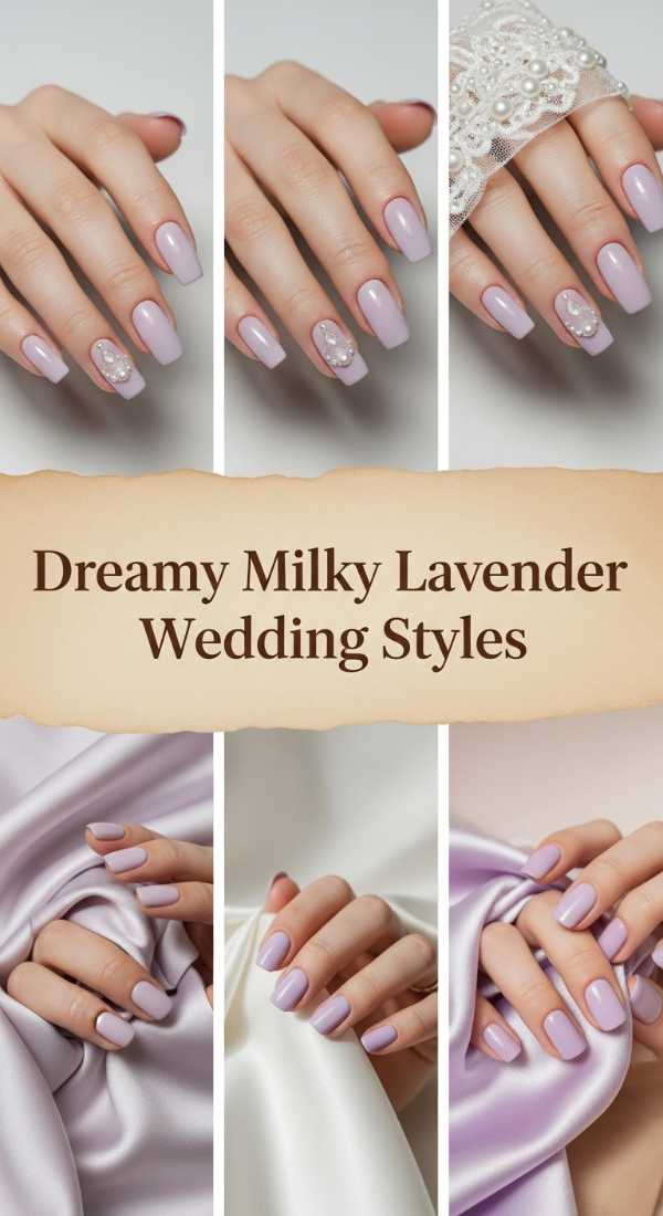 Dreamy Milky Lavender Wedding Styles 69f0cc303f9f0