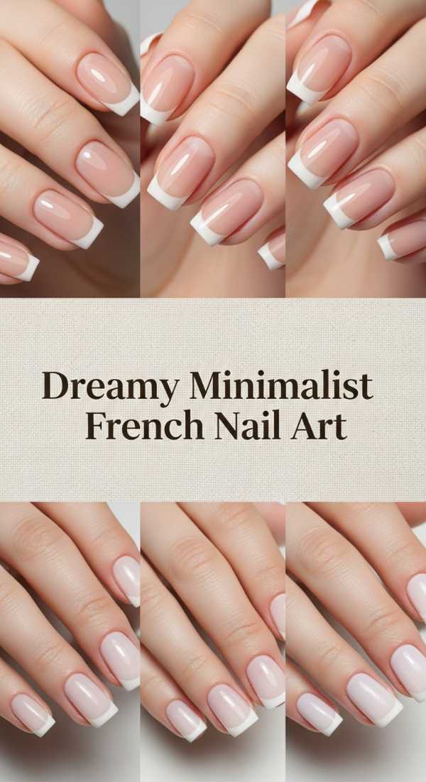 Dreamy Minimalist French Nail Art 69eb727703825