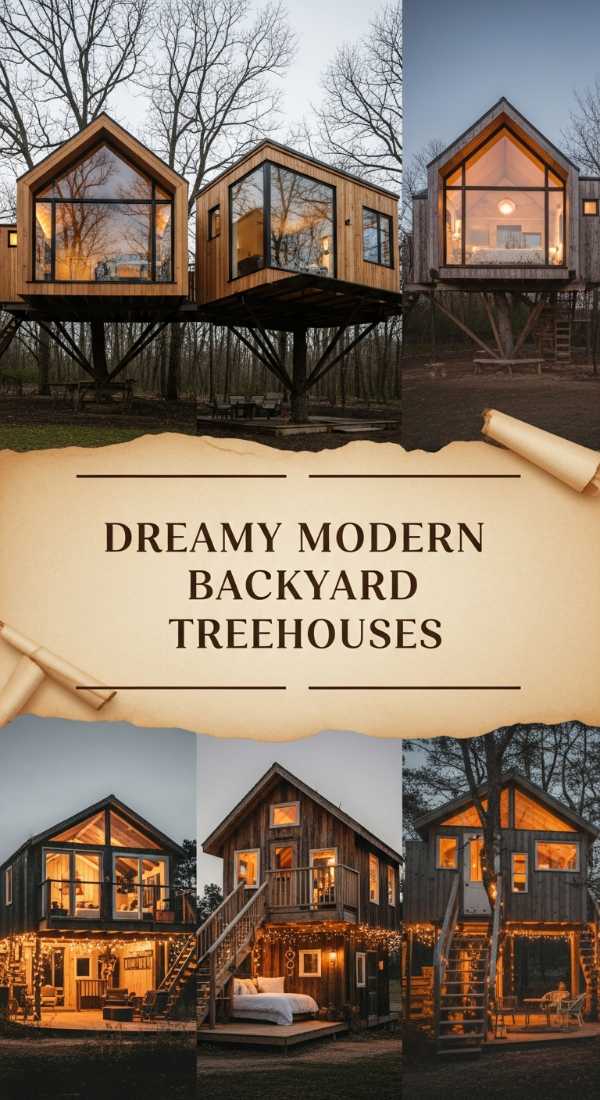 Dreamy Modern Backyard Treehouses 69f0e5cb6c6e3