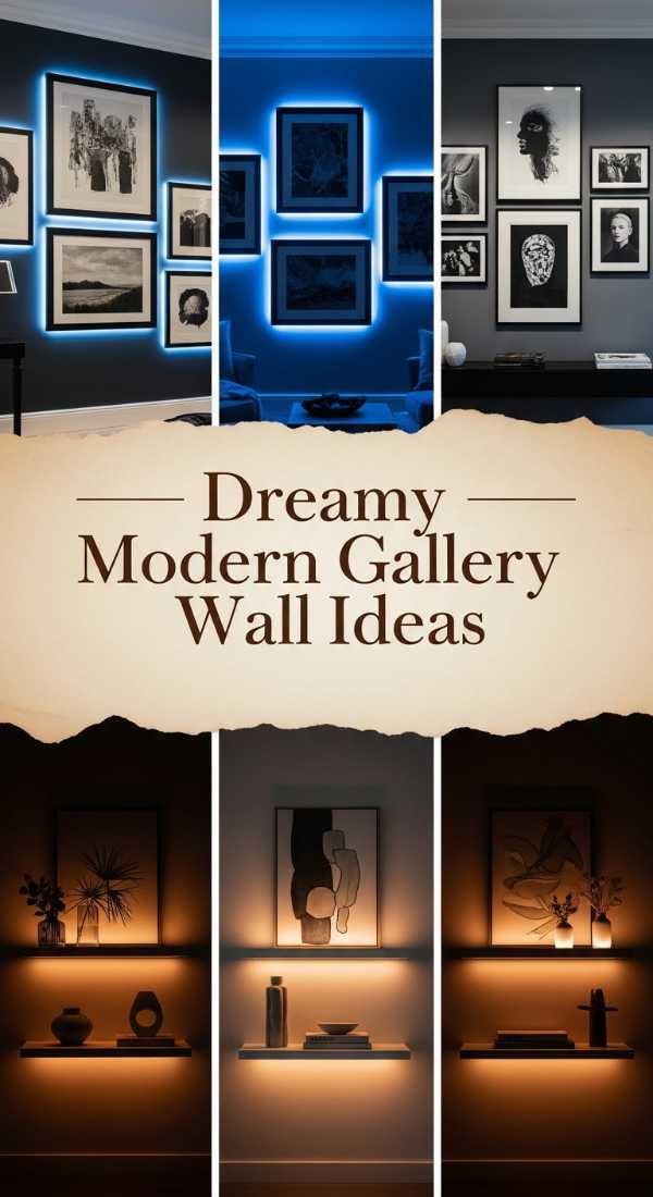 Dreamy Modern Gallery Wall Ideas 69e3b6f6a5216
