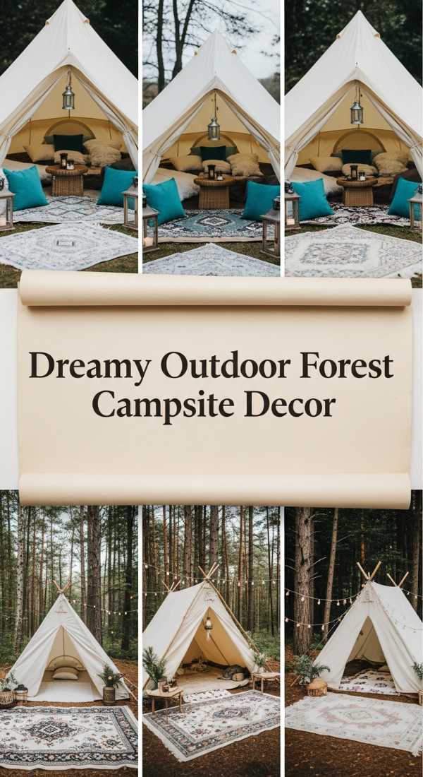 Dreamy Outdoor Forest Campsite Decor 69e777a92c8cd