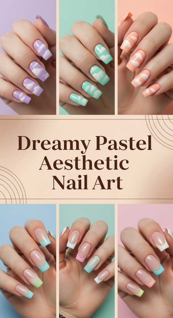Dreamy Pastel Aesthetic Nail Art 69e72ccc92f23