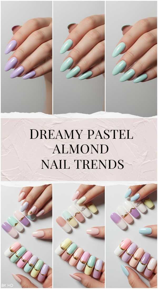 Dreamy Pastel Almond Nail Trends 69e350f377eab