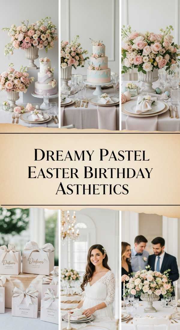 From Guest List to Glam: The Ultimate Chic Celebration Blueprint Dreamy Pastel Easter Birthday Aesthetics 69df23596ff90