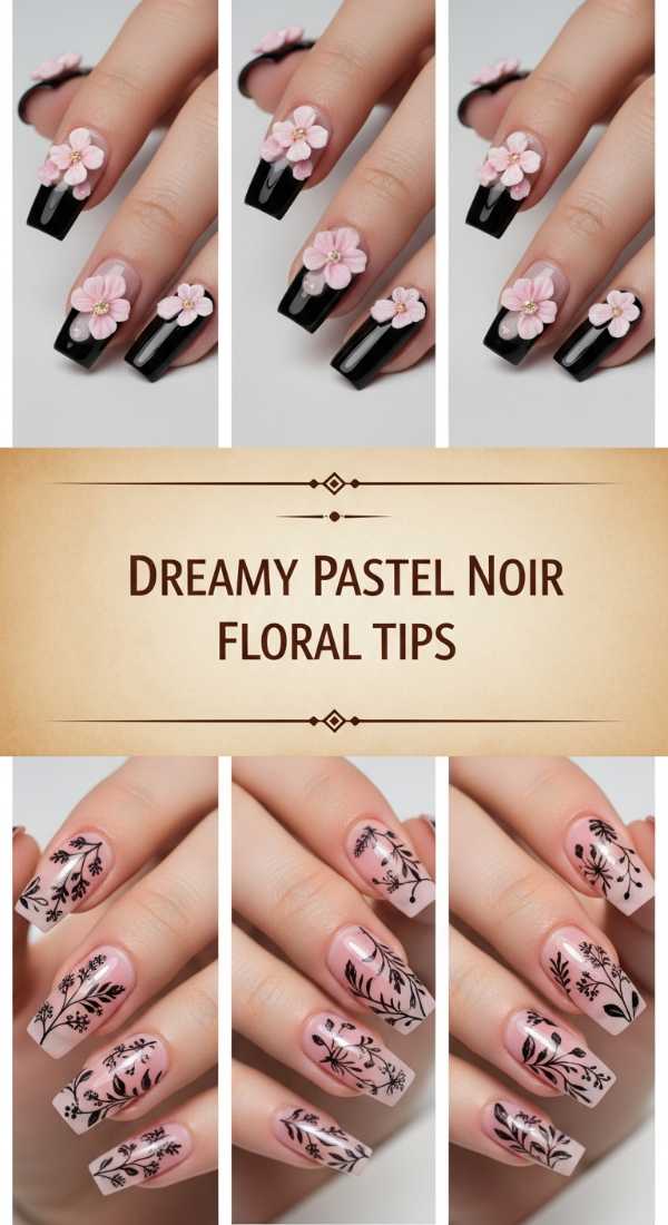 Dreamy Pastel Noir Floral Tips 69e2730a26702