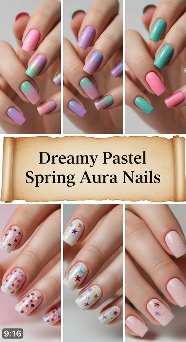 Dreamy Pastel Spring Aura Nails 69ee409e39126