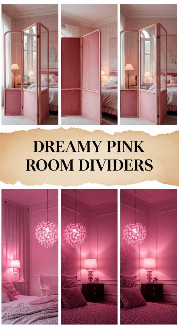 Dreamy Pink Room Dividers 69f3a69816527