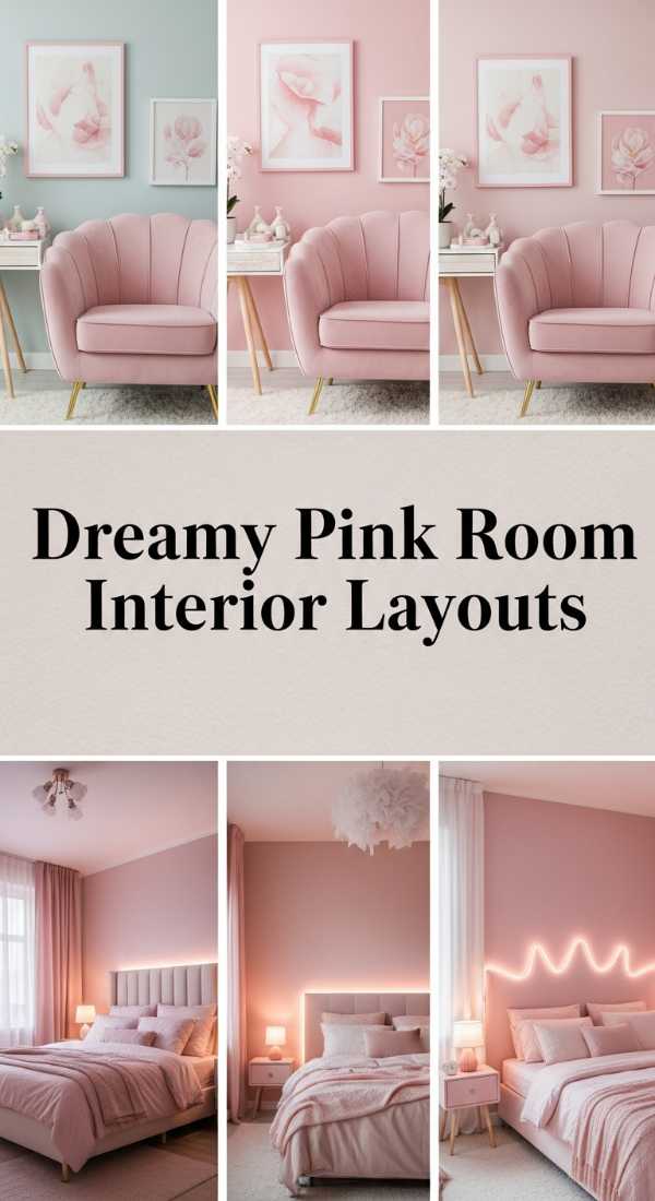 Dreamy Pink Room Interior Layouts 69efa269941cb